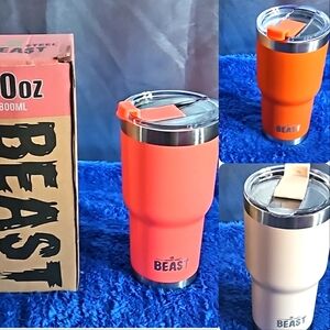 GREEN STEEL. THE BEAST  Tumblers